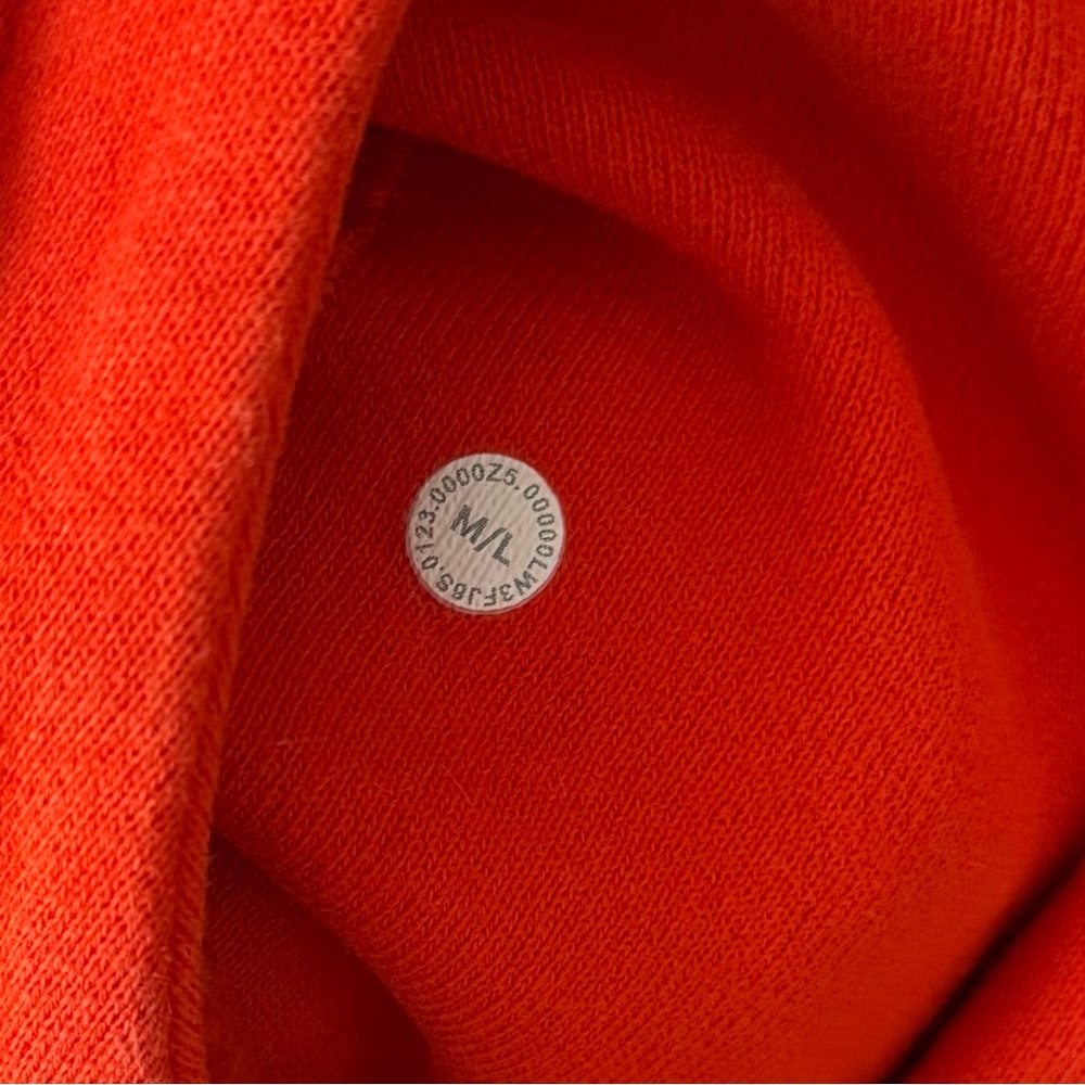 lululemon Red/Orange Funnel Neck Scuba M/L - Picture 5 of 5